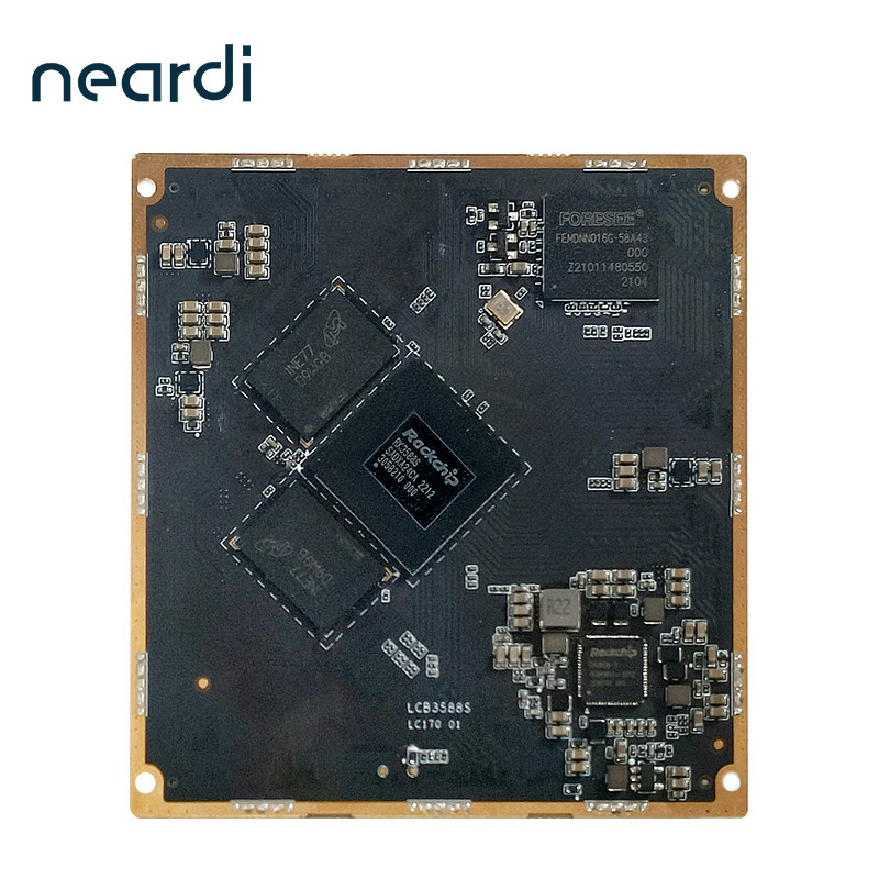Endüstriyel Linux Rk3588 Hesaplama Modülü SoM kartları 6 TOPS